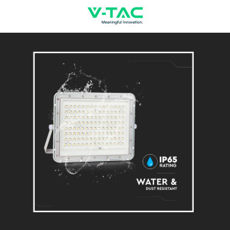 VT-180W Faro LED 20W Bianco Pannello Solare Telecomando V-Tac