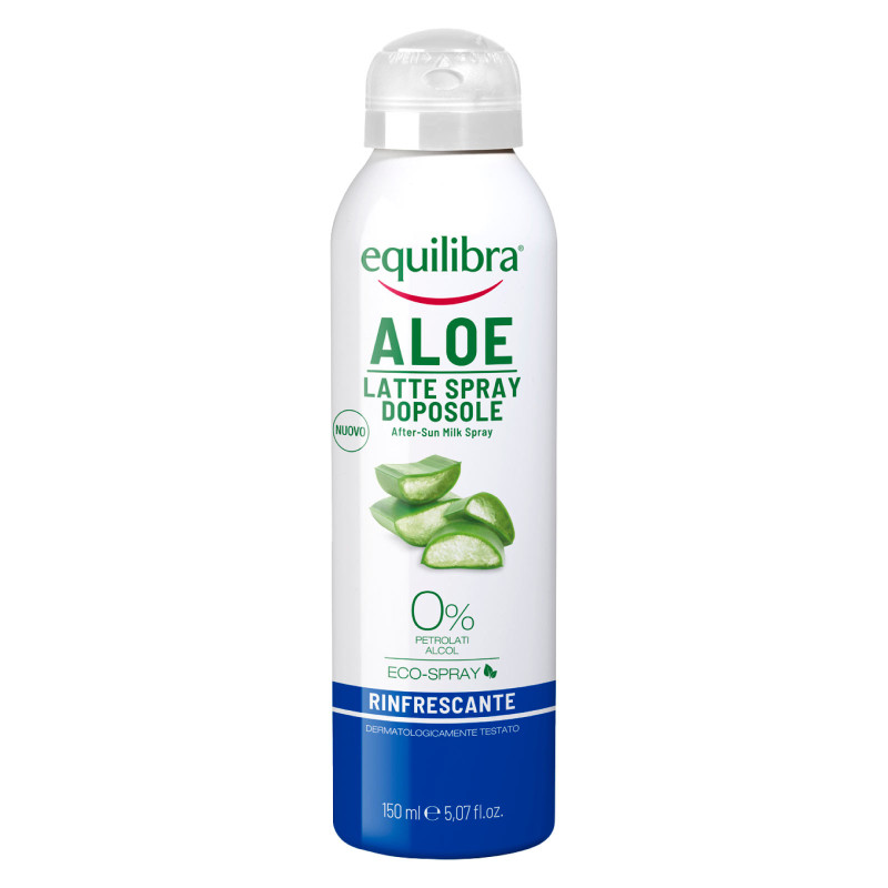 Equilibra Aloe Latte Spray Doposole Rinfrescante Lenitivo da 150 ml