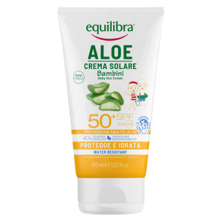 Equilibra Aloe Crema Solare SPF 50+ per Bambini da 150 ml