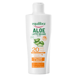 Equilibra Aloe Latte Solare SPF 20 Protezione Alta da 200 ml
