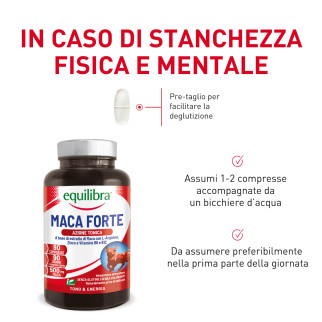 Equilibra Maca Forte Azione Tonica Integratore Alimentare Compresse