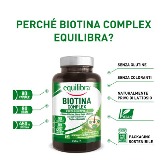 Equilibra Biotina Complex Integratore Alimentare Capelli Capsule