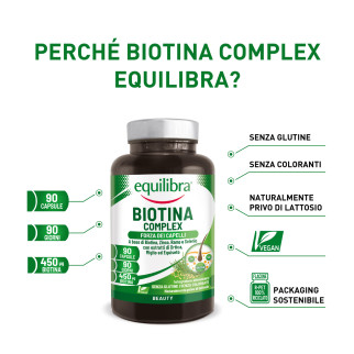 Equilibra Biotina Complex Integratore Alimentare Capelli Capsule