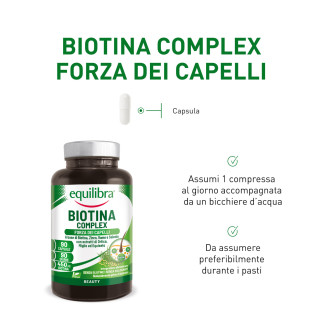 Equilibra Biotina Complex Integratore Alimentare Capelli Capsule