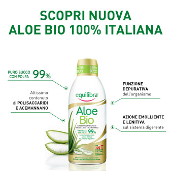 Equilibra Aloe Bio Green Detox Integratore Depurativo Aloe Vera