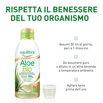 Equilibra Aloe Bio Green Detox Integratore Depurativo Aloe Vera