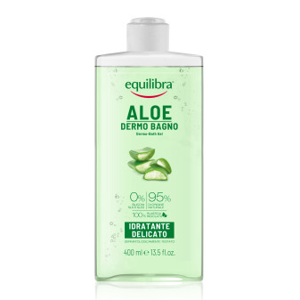 Equilibra Kit Corpo Aloe Acqua Profumanta Crema Lenitiva Dermo Bagno