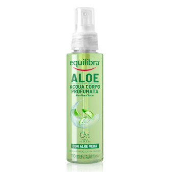 Equilibra Kit Corpo Aloe Acqua Profumanta Crema Lenitiva Dermo Bagno
