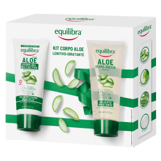 Equilibra Kit Corpo Aloe Lenitivo Idratante Dermo Gel e Dermo Doccia
