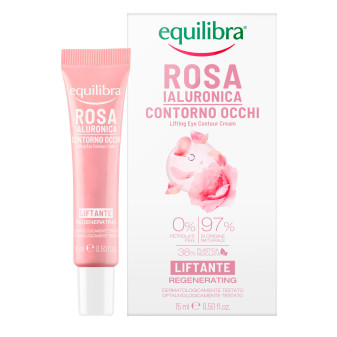 Equilibra Kit Viso Rosa Ialuronica Special Sapone Crema Contorno Occhi