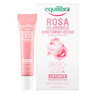 Equilibra Kit Viso Rosa Ialuronica Special Sapone Crema Contorno Occhi