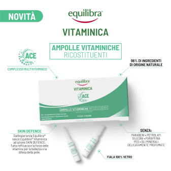 Equilibra Vitaminica ACE Ampolle Vitaminiche Ricostituenti per il Viso