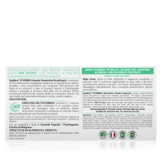 Equilibra Vitaminica ACE Ampolle Vitaminiche Ricostituenti per il Viso