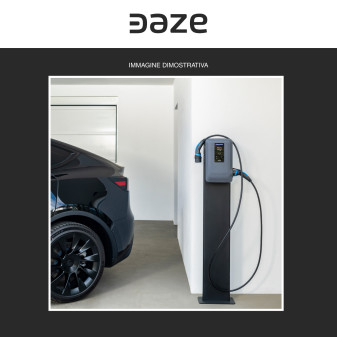 Daze Cavo di Ricarica AC Tipo 2 22kW Trifase IP55 Grigio 5m