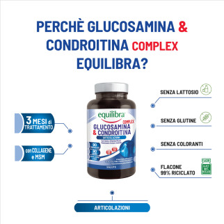 Equilibra Glucosamina Condroitina Complex Integratore Articolazioni