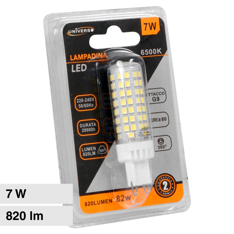 Universo Lampadina LED G9 Tubolare SMD