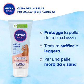 Crema Idratante Viso e Corpo 100 ml NIVEA Baby