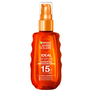 Garnier Ambre Solaire Ideal Bronze Olio Protettivo SPF 15