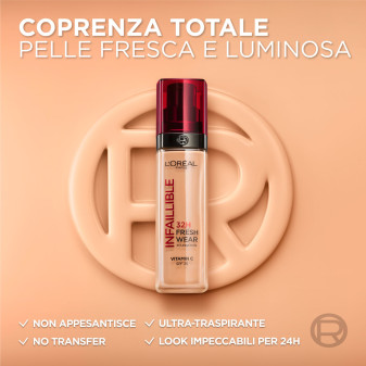 Infaillible 32H Fresh Wear SPF 25 132 Warm Undertone L'Oréal Paris