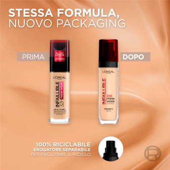 Infaillible 32H Fresh Wear SPF 25 132 Warm Undertone L'Oréal Paris