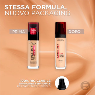 Infaillible 32H Fresh Wear SPF 25 132 Warm Undertone L'Oréal Paris