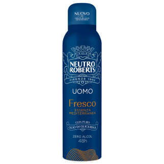 Deodorante Spray Asciutto Uomo da 150 ml Neutro Roberts
