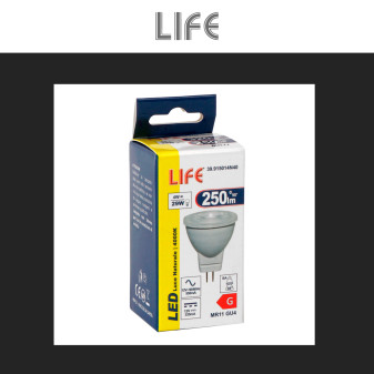 Faretto LED MR11 GU4 4W COB Life