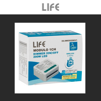 Modulo Relè Smart Dimmer 1CH ricevitore Interruttore Wi-Fi Smart Life