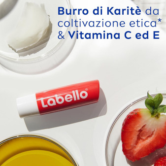 Labello Strawberry Shine Balsamo Labbra Idratante 24h alla Fragola