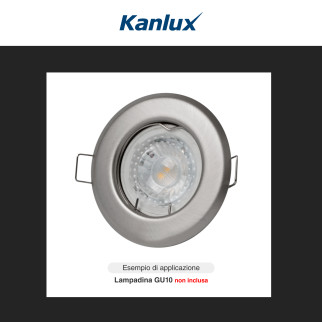 Acquista Kanlux ARGUS II CT-2114-C/M Portafaretto Rotondo da incasso