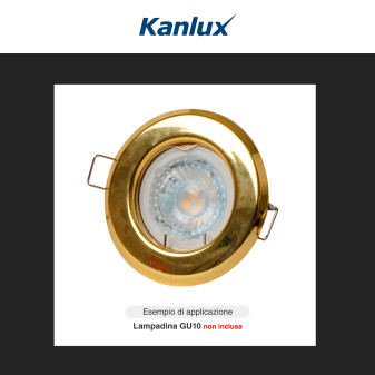 Acquista Kanlux ARGUS II CT-2114-G Portafaretto Rotondo da incasso