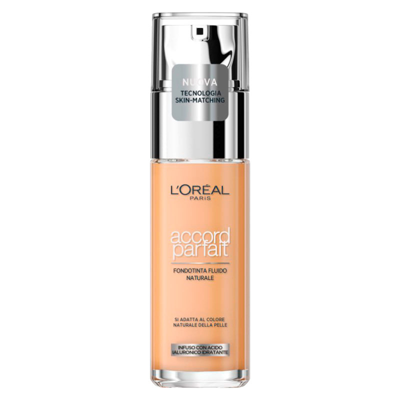 Fondotinta Fluido Accord Parfait 3.5D Golden Peach L'Oréal Paris