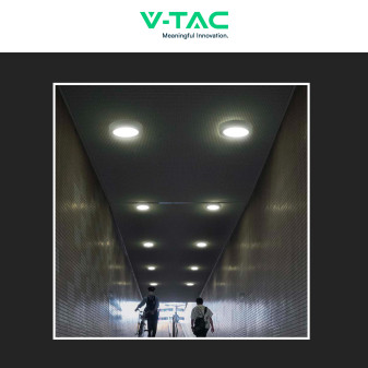 VT-60012 Mini Pannello LED Rotondo 12W SMD da Parete V-Tac
