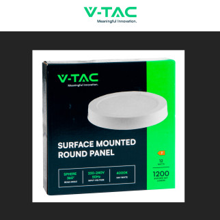 VT-60012 Mini Pannello LED Rotondo 12W SMD da Parete V-Tac