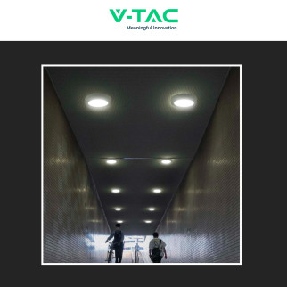VT-60006 Mini Pannello LED Rotondo 6W SMD da Parete V-Tac
