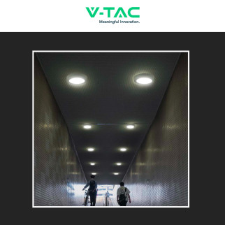 VT-60024 Mini Pannello LED Rotondo 24W SMD da Parete V-Tac