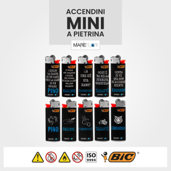 Bic Mini J25 Fantasia Mare Fuori - Serie da 5 Accendini
