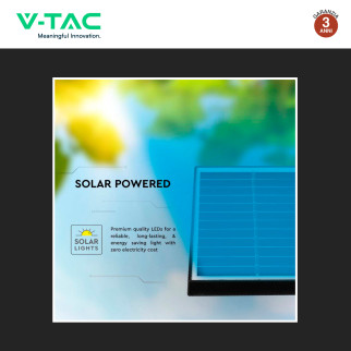 VT-11031 Lampade LED Giardino 2x1,2W IP65 con Pannello V-Tac