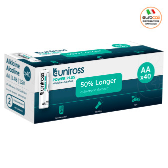Power Plus Alkaline Batterie AA Stilo 1.5V Uniross