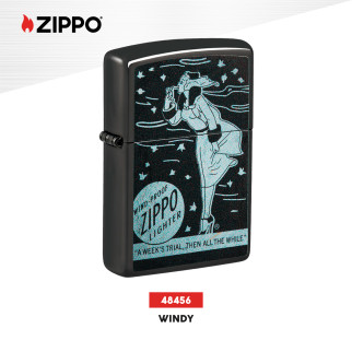 Accendino Zippo 48456 Windy Antivento Ricaricabile