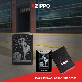 Accendino Zippo 48456 Windy Antivento Ricaricabile