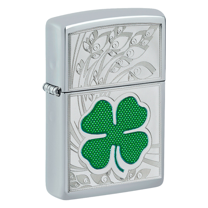Accendino Zippo mod. 24699 Clover Ricaricabile Antivento
