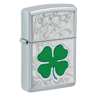Accendino Zippo mod. 24699 Clover Ricaricabile Antivento