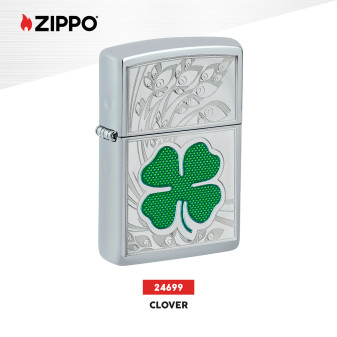 Accendino Zippo mod. 24699 Clover Ricaricabile Antivento