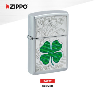 Accendino Zippo mod. 24699 Clover Ricaricabile Antivento