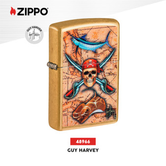 Accendino Zippo mod. 48966 Guy Harvey Ricaricabile Antivento
