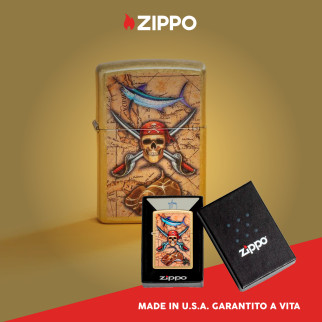 Accendino Zippo mod. 48966 Guy Harvey Ricaricabile Antivento