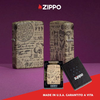 Accendino Zippo Premium 49803 Alchemy Design