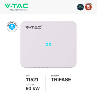 VT-6607150 Inverter 50kW Trifase Pannelli Fotovoltaici V-Tac
