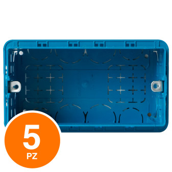 Scatola da Incasso a 4 Posti Rettangolare IP40 Ecova